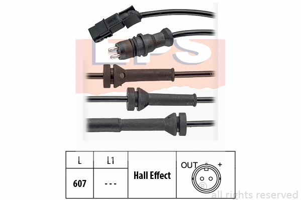 Sensor, wheel speed (EPS-1960 069)