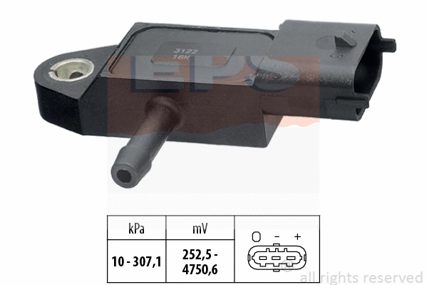 Sensor, exhaust pressure (EPS-1993 348)