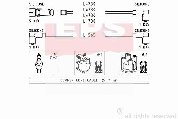 Ignition Cable Kit (EPS-1501 671)