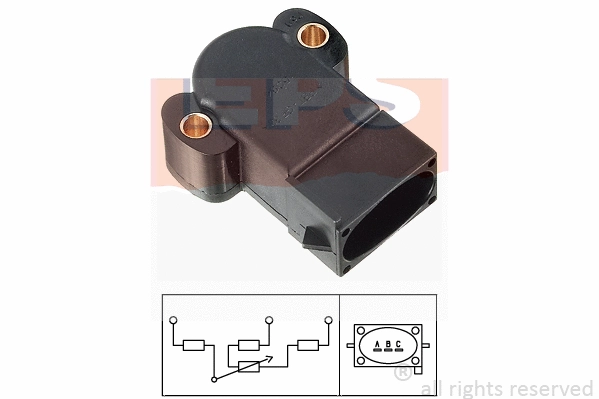 Sensor, throttle position (EPS-1995 064)
