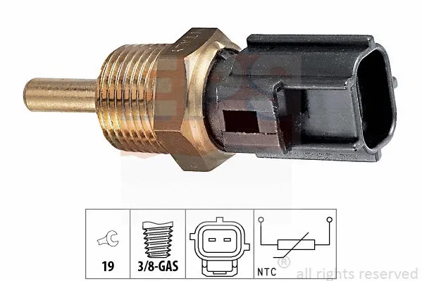 Sensor, coolant temperature