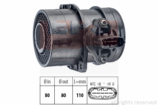 Mass Air Flow Sensor (EPS-1991 266)