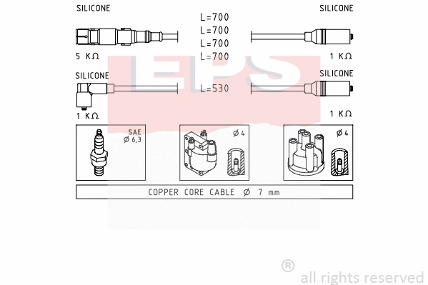 Ignition Cable Kit (EPS-1501 551)