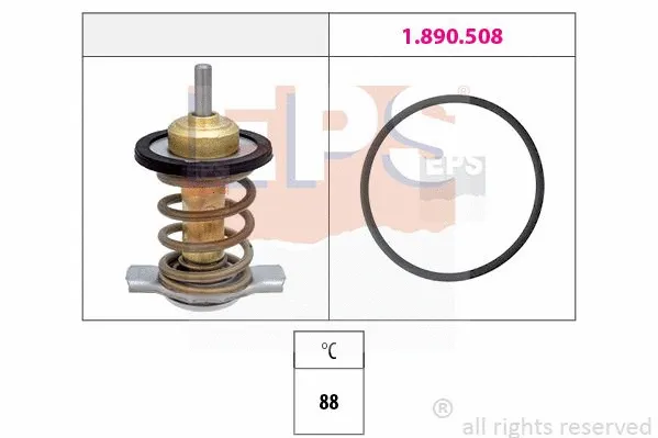 Thermostat, coolant (EPS-1879 974)