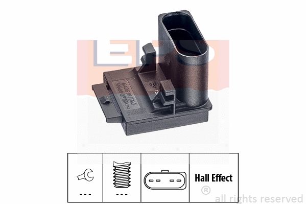 Switch, clutch control (cruise control) (EPS-1810 309)