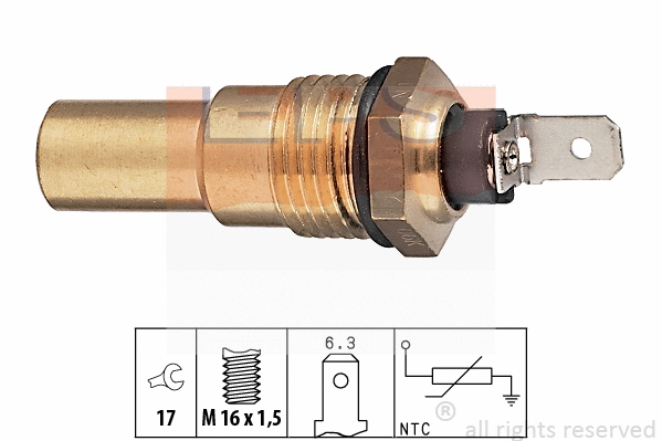 Sensor, coolant temperature (EPS-1830 035)