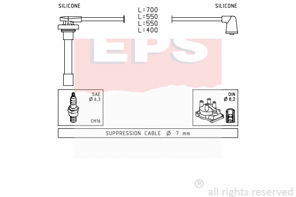 Ignition Cable Kit (EPS-1501 711)