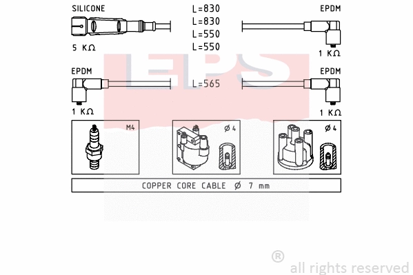 Ignition Cable Kit (EPS-1499 159)