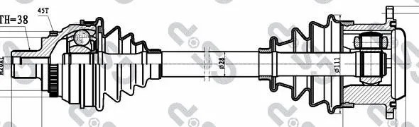 Drive Shaft (GSP-203060)