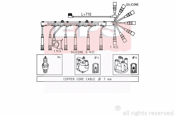 Ignition Cable Kit (EPS-1500 597)
