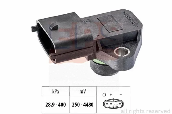 Sensor, boost pressure