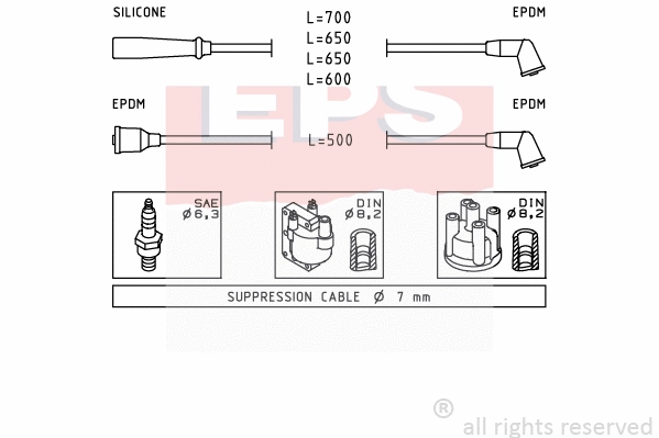 Ignition Cable Kit (EPS-1501 415)