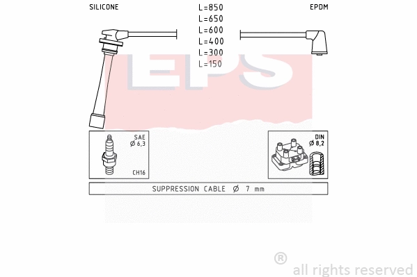 Ignition Cable Kit (EPS-1499 236)