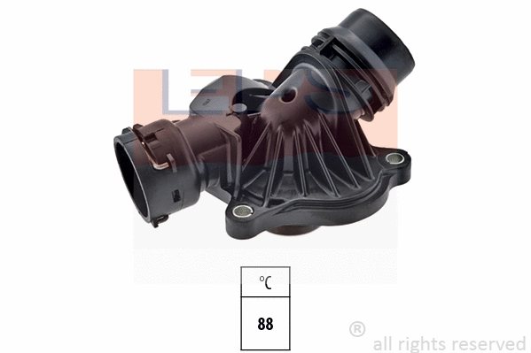 Thermostat, coolant (EPS-1880 636)