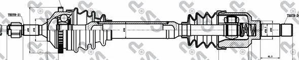 Drive Shaft (GSP-245009)