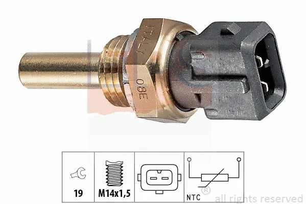 Sensor, coolant temperature