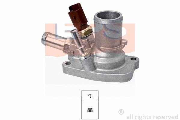 Thermostat, coolant (EPS-1880 672)