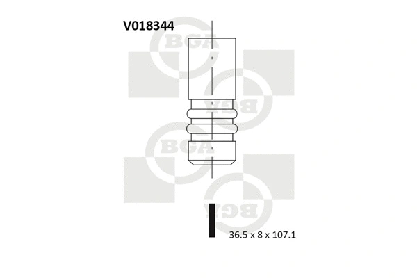 Intake Valve (V018344)