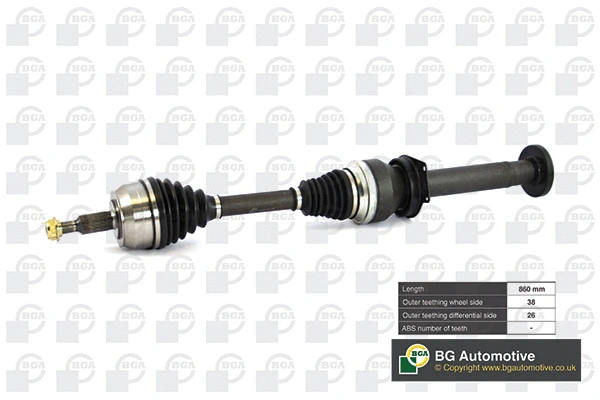 Drive Shaft (DS9640R)