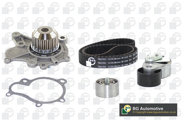 Water Pump & Timing Belt Kit (TB2701CPK-2)