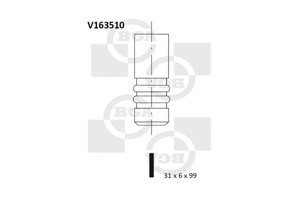 Intake Valve (V163510)