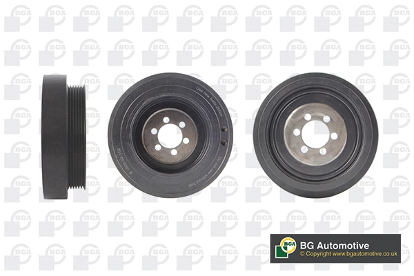 Belt Pulley, crankshaft (DP0905)