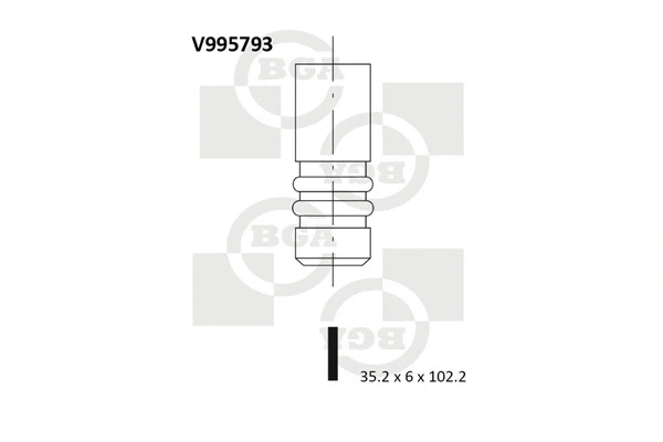 Intake Valve (V995793)