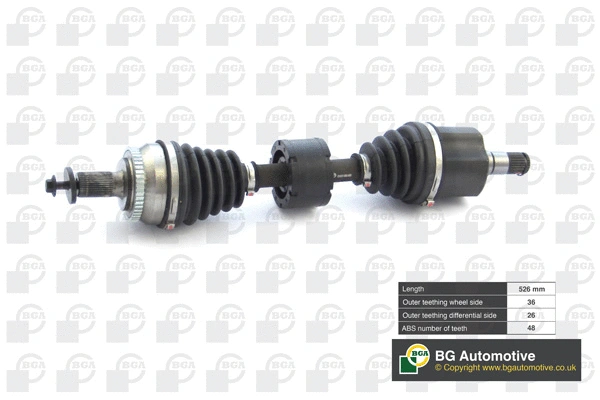 Drive Shaft (DS9707LA)