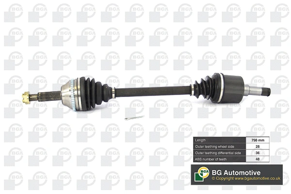 Drive Shaft (DS2351LA)
