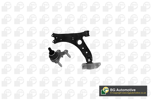 Control/Trailing Arm, wheel suspension (TRC9606)