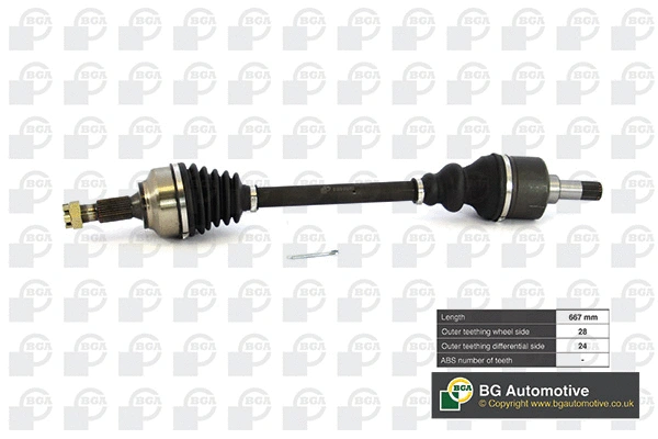 Drive Shaft (DS6736L)