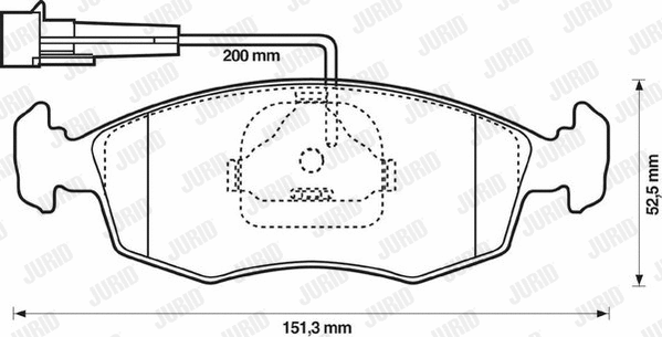 Brake Pad Set, disc brake (573094J)