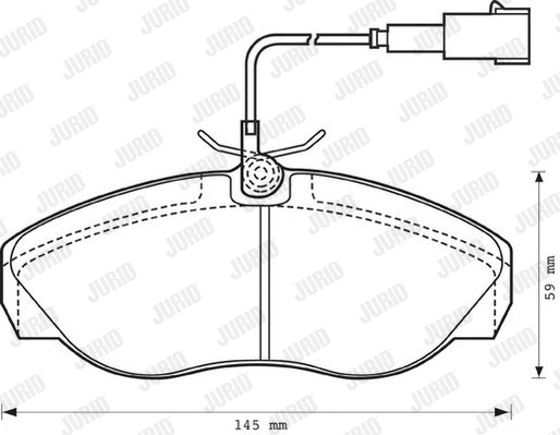 Brake Pad Set, disc brake (573060J)