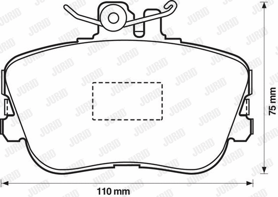 Brake Pad Set, disc brake (571828J)