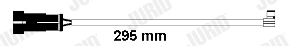 Warning Contact, brake pad wear (FWI304)
