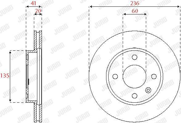 Brake Disc (563252JC)