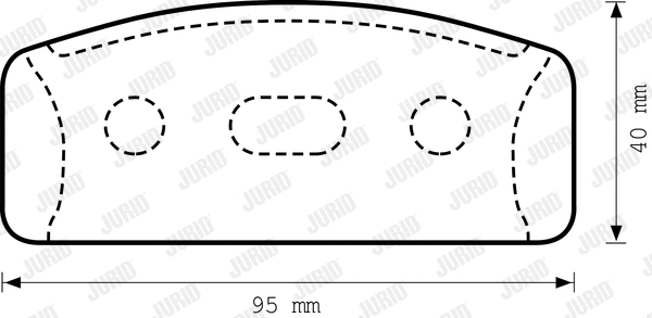 Brake Pad Set, disc brake (571201J)