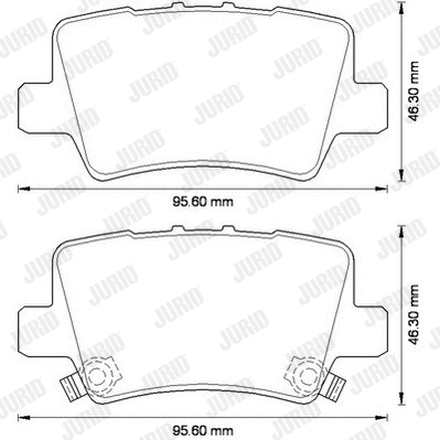 Brake Pad Set, disc brake (572580JC)