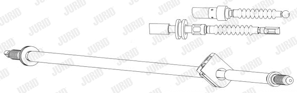 Cable Pull, parking brake (432889J)