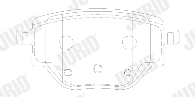 Brake Pad Set, disc brake (573898J)