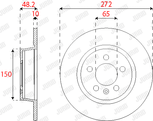 Brake Disc (563255JC)