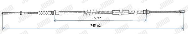Cable Pull, parking brake (431240J)
