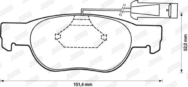 Brake Pad Set, disc brake (571882J)