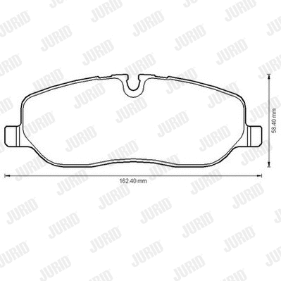 Brake Pad Set, disc brake (572521JC)