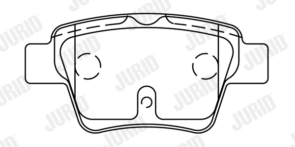 Brake Pad Set, disc brake (573235J)