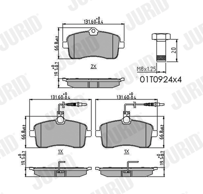 Brake Pad Set, disc brake