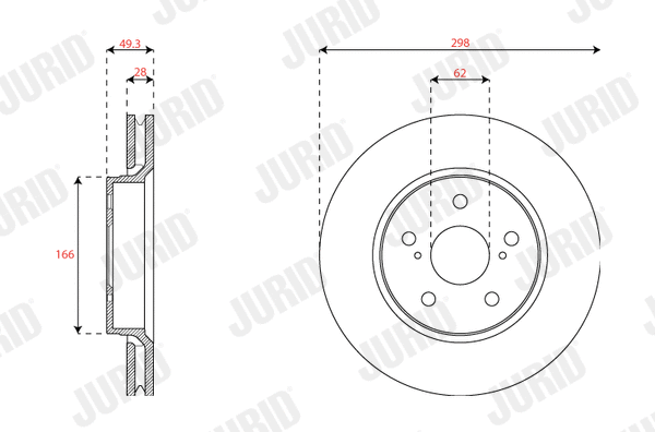 Brake Disc (563459JC)