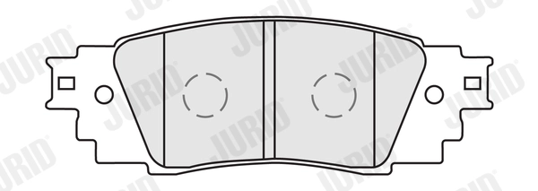 Brake Pad Set, disc brake (574088J)