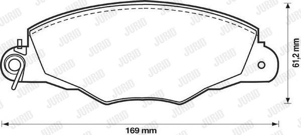 Brake Pad Set, disc brake (573004J)