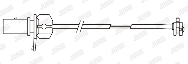 Warning Contact, brake pad wear (581442)